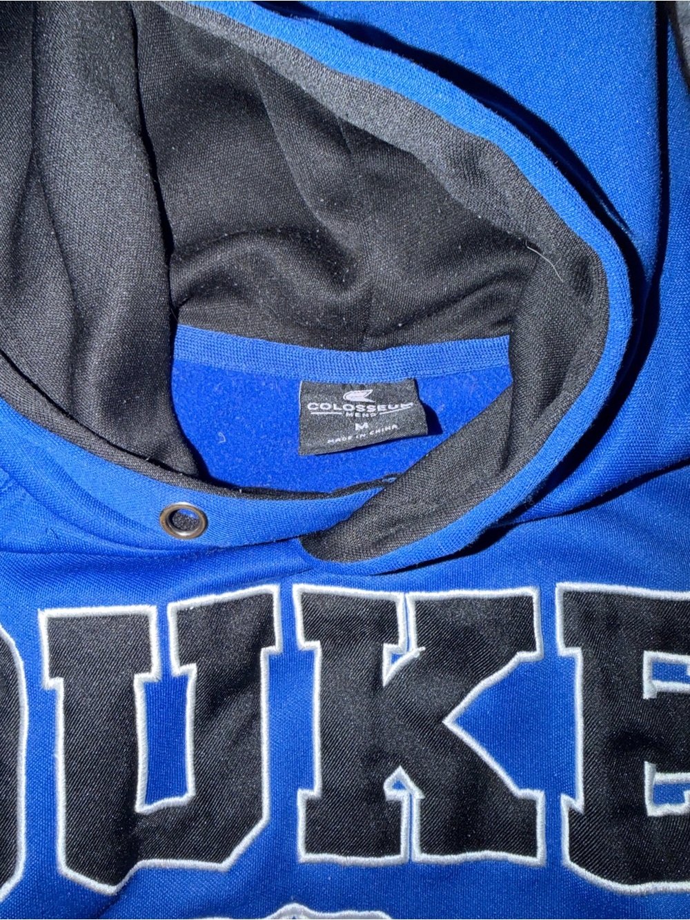 Duke Blue Devils Hooded Sweatshirt - Blue with white lettering - Picture 3 of 3